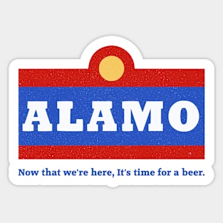 Alamo Beer Sticker